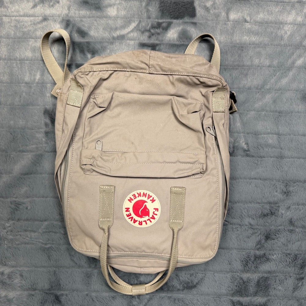 Fjallraven Kanken Classic Backpack Light Grey Vinylon F Everyday Bag 23510